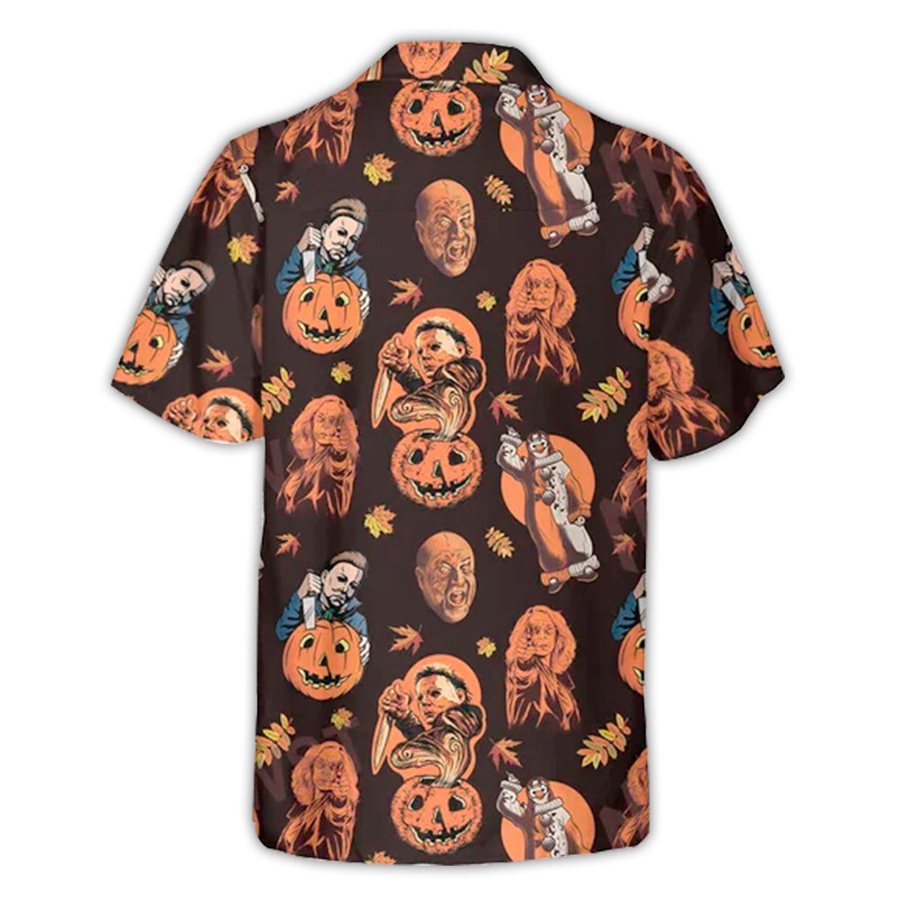 Halloween Character Film Halloween Tropical Style - Hawaiian Shirt