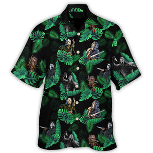 Halloween Character Horror Movies Tropical Style - Hawaiian Shirt