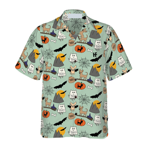 Halloween Chihuahua Hawaiian Shirt