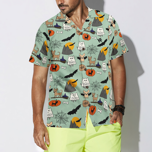 Halloween Chihuahua Hawaiian Shirt