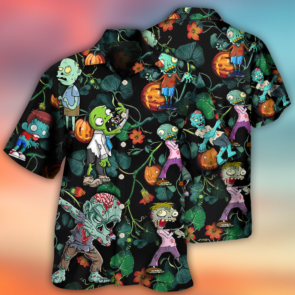 HalloweenZombieTropicalPumpkinScary HawaiianShirt OwlOhh_6181_3