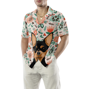 Happiness Is Chihuahua Kisses Hawaiian Shirt