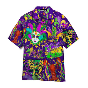 Happy Mardi Gras - Hawaiian Shirt