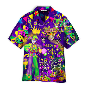 Happy Mardi Gras - Hawaiian Shirt