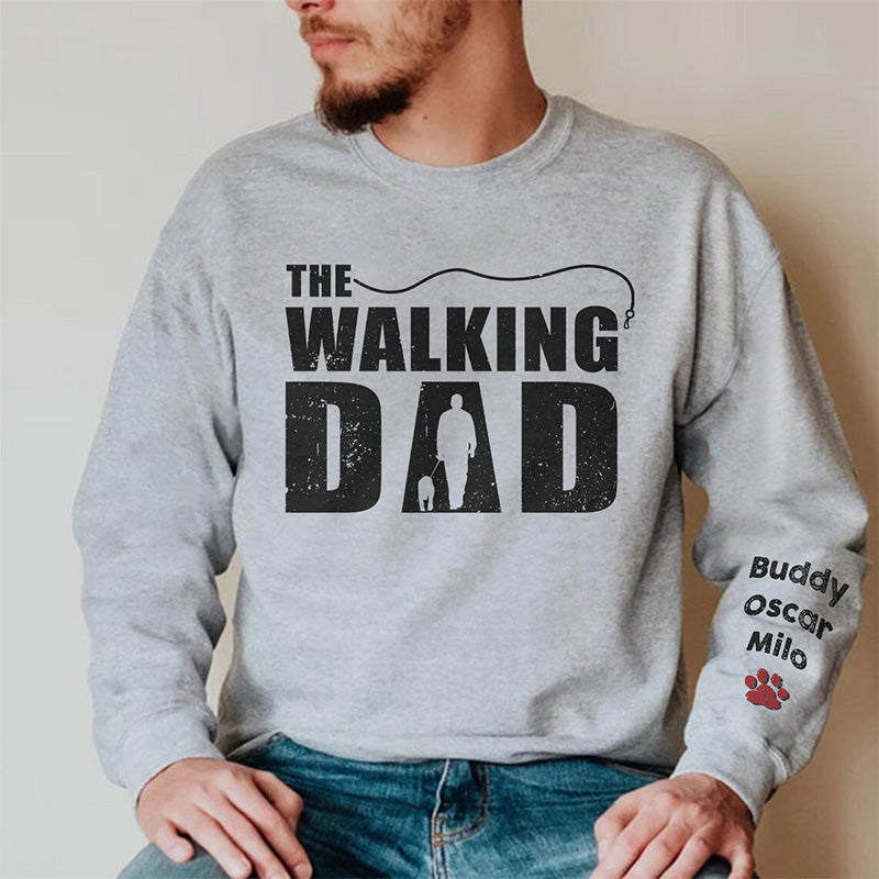 The Best Dad In The Whole Galaxy - Gift For Pet Lovers - Personalized Sleeve Sweatshirt