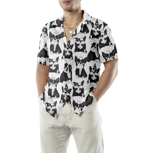 Happy French Bulldog Hawaiian Shirt