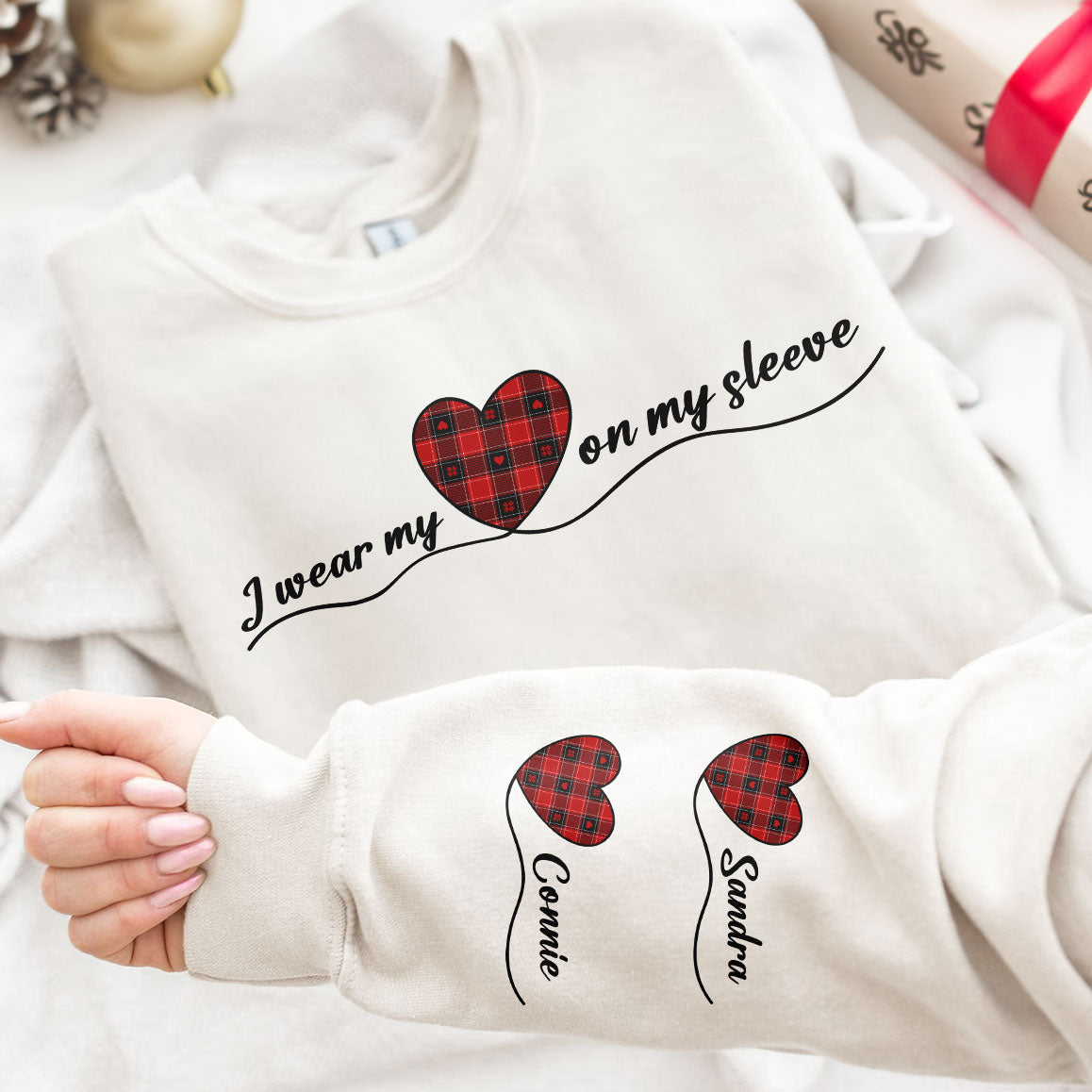 Being A Mother Is The Greatest Thing In The World  - Gift For Mom - Personalized Sleeve Sweatshirt