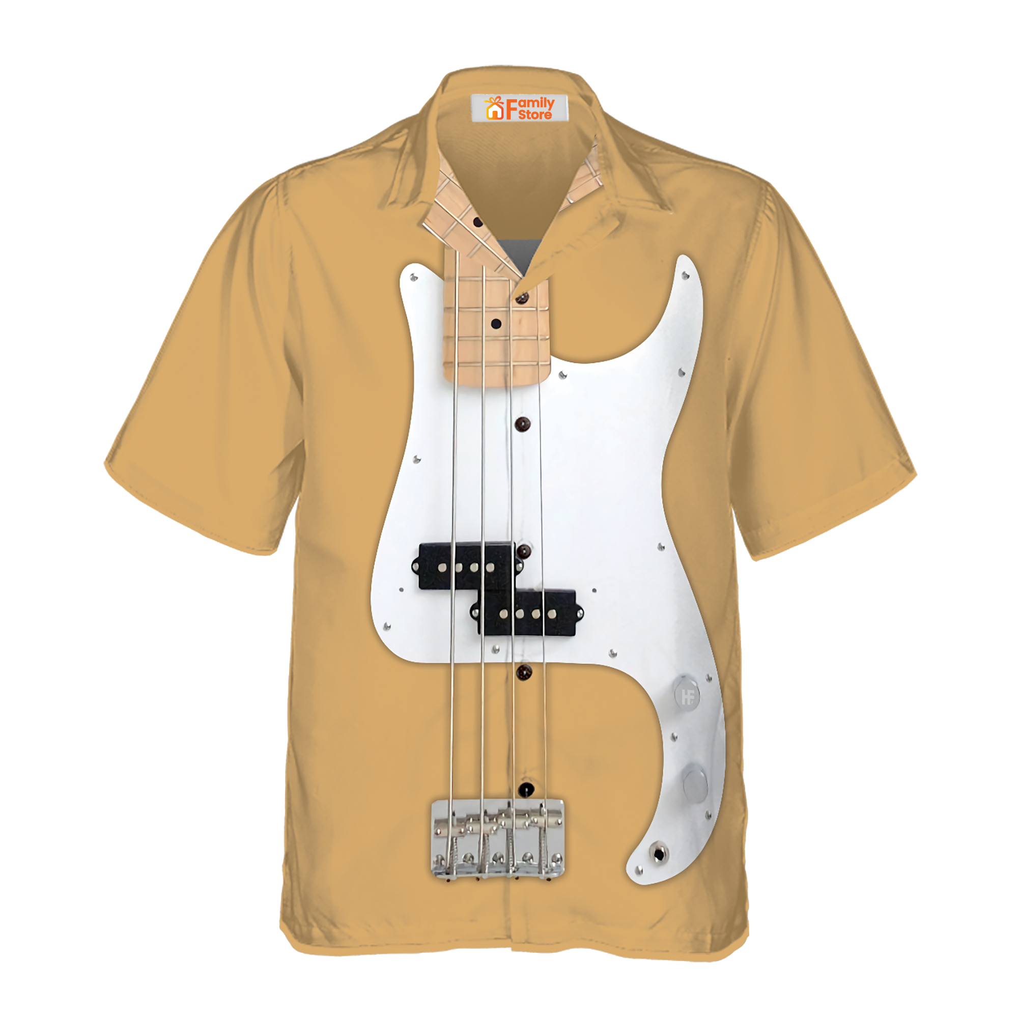 High Quality Bass Guitar - Hawaiian Shirt