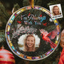I Am Here With You Cardinal Personalized Acrylic Photo Ornament_3