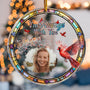 I Am Here With You Cardinal Personalized Acrylic Photo Ornament_5