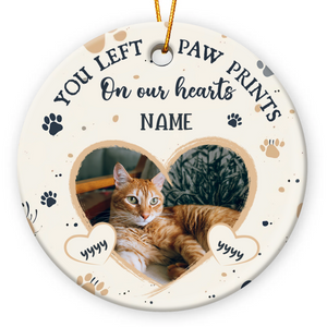 In Loving Memory - Pet Memorial - Personalized Ceramic Ornament DN100