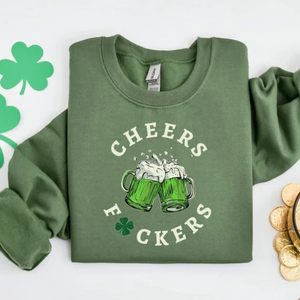 Funny Cheers Fuckers St. Patrick's Day Lucky - Unisex Shirt