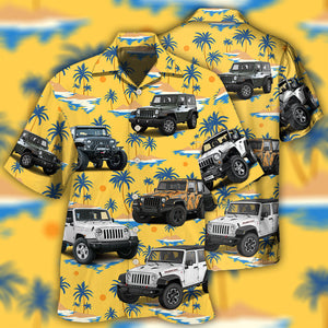 Jeep Stunning Tropical Style - Gift For Men And Women - Hawaiian Shirt