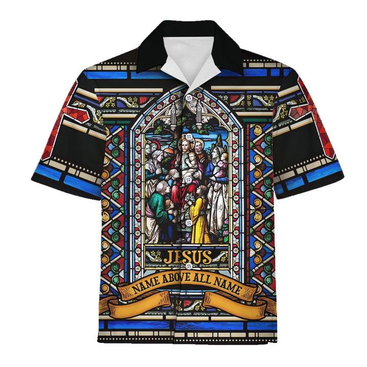 Jesus Name Above All Name Aloha - Hawaiian Shirt