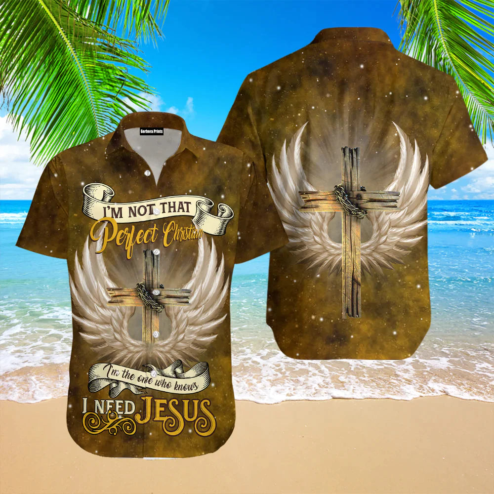 I Need Jesus Aloha - Hawaiian Shirt