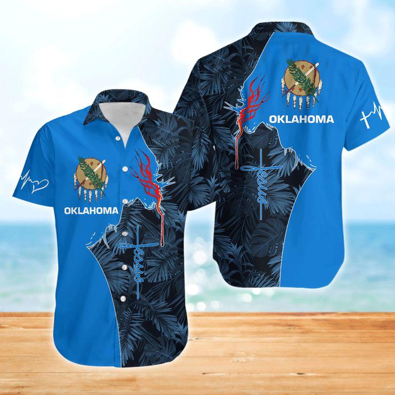 Jesus Oklahoma Aloha - Hawaiian Shirt