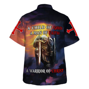 Jesus A Warrior Of Christ Lion And Sword - Hawaiian Shirt