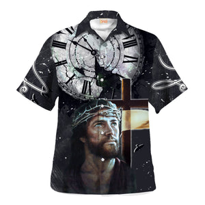 Jesus Clock - For Men And Women - Hawaiian Shirt