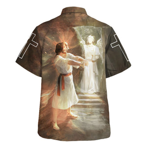 Jesus Glory Of God - For Men And Women - Hawaiian Shirt