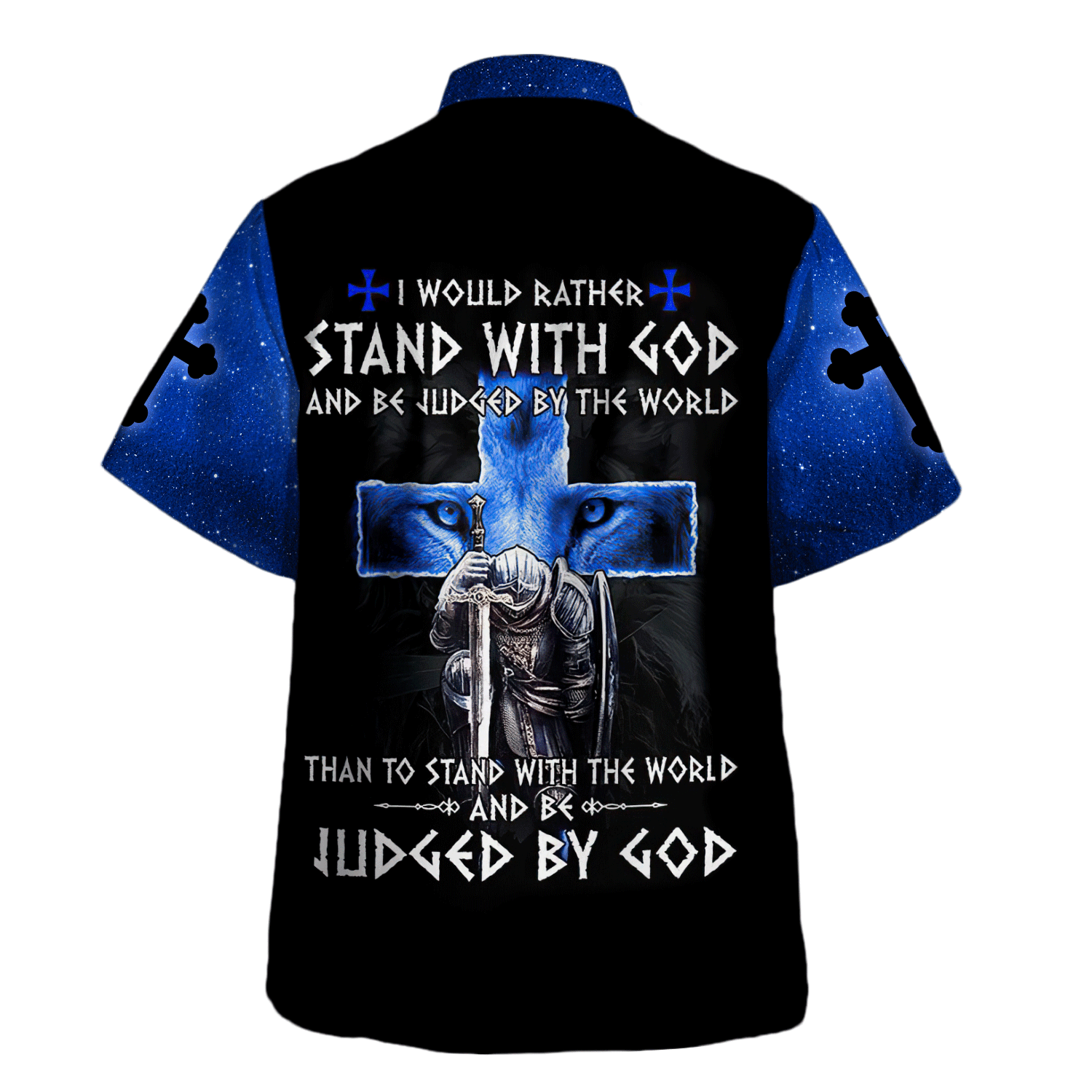 Jesus I Would Rather Stand With God - Hawaiian Shirt