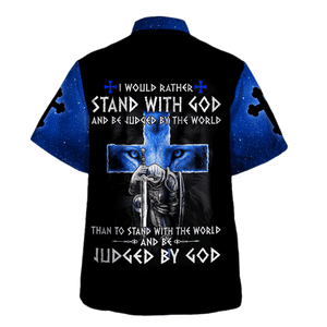 Jesus I Would Rather Stand With God - Hawaiian Shirt