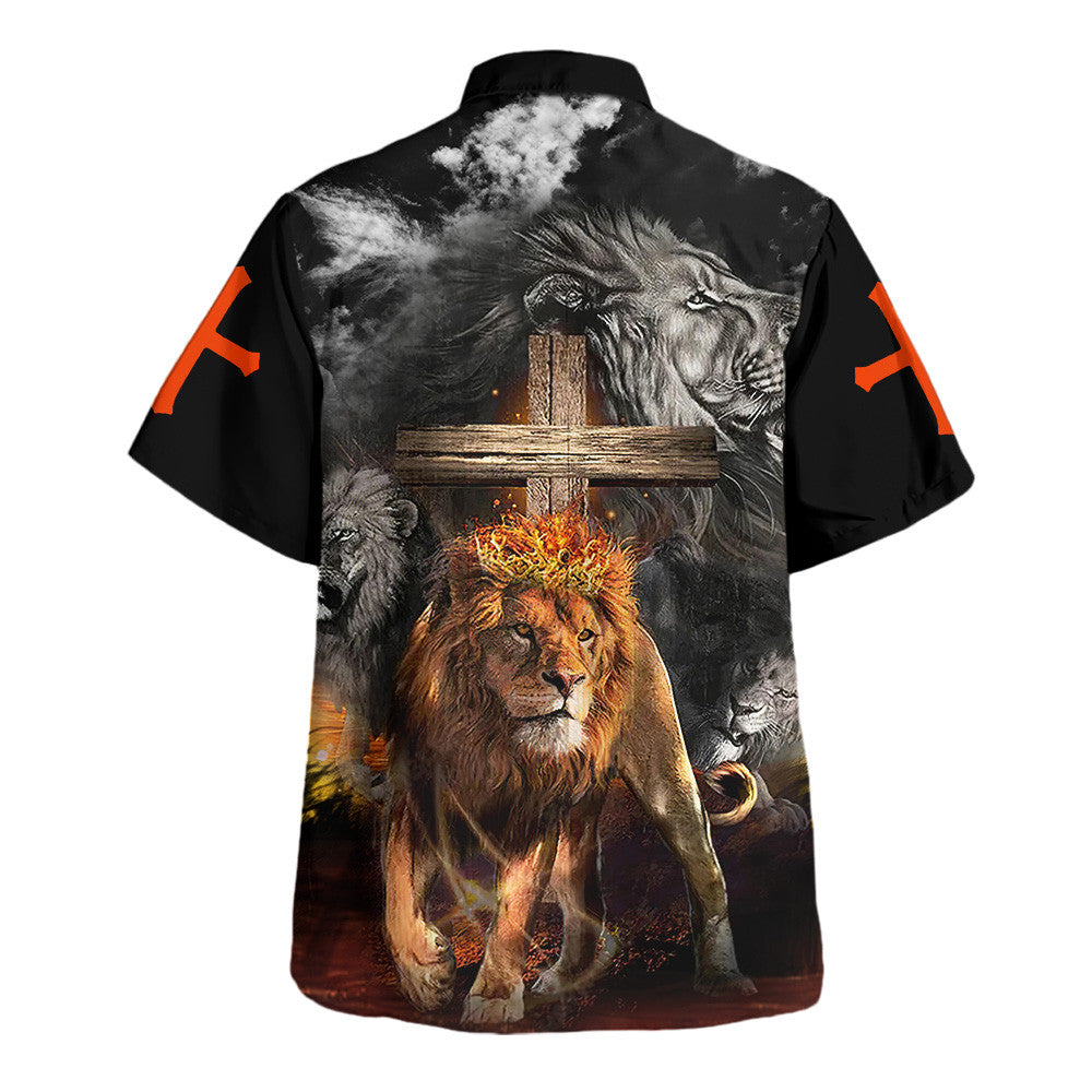 Jesus In My Life Lion - For Men And Women - Hawaiian Shirt