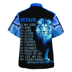 Jesus Is My God My King - Hawaiian Shirt