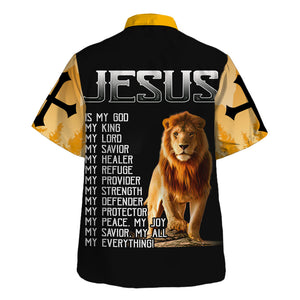 Jesus Is My Provider Lion - Hawaiian Shirt