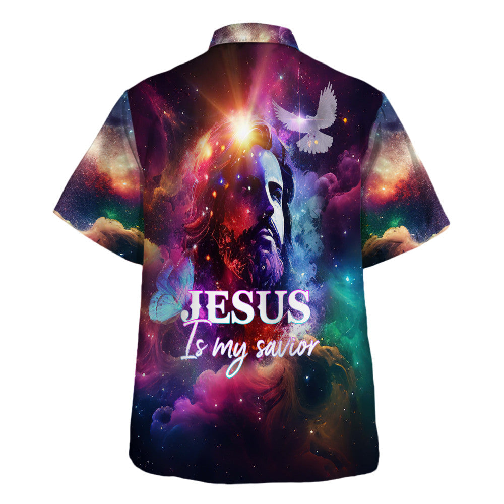 Jesus Is My Saviior Colorful - Hawaiian Shirt