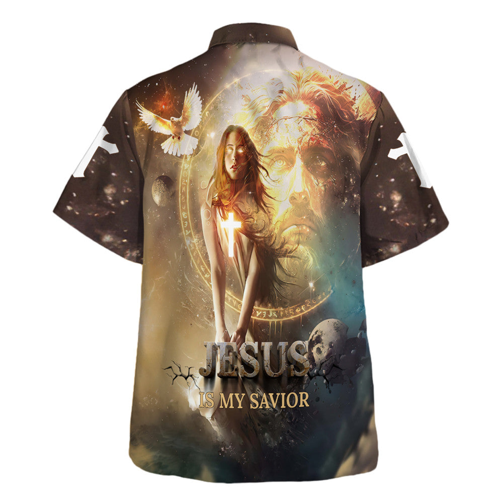 Jesus Is My Savior Beautiful - For Men And Women - Hawaiian Shirt