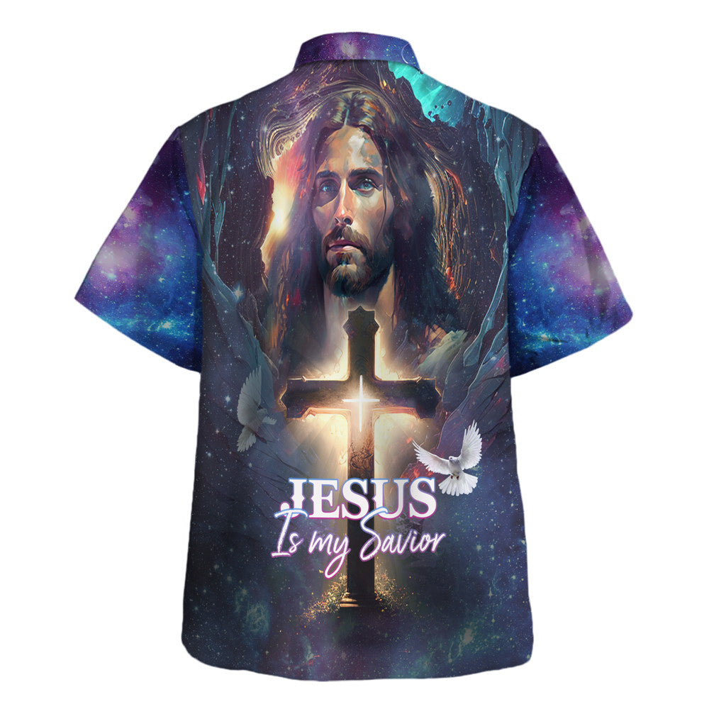 Jesus Is My Savior Galaxy - For Men And Women - Hawaiian Shirt