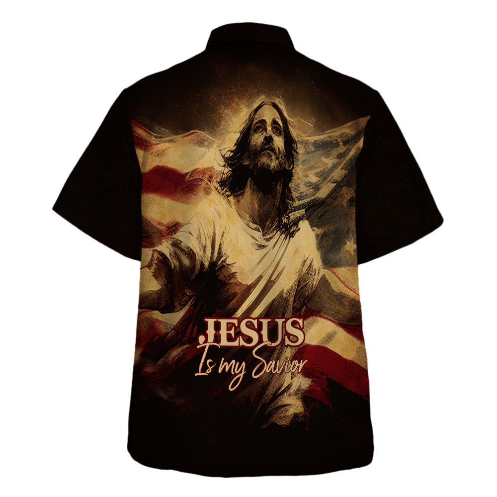 Jesus Is My Savior Independence - Hawaiian Shirt