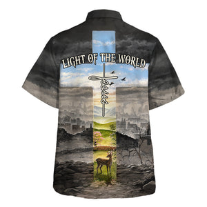 Jesus Light Of The World - For Men And Women - Hawaiian Shirt