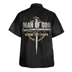 Jesus Man Of God For Husband Dad Papa - Hawaiian Shirt