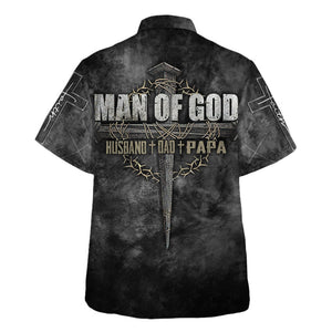 Jesus Man Of God For Hustand Dad Papa - Hawaiian Shirt