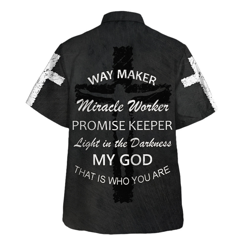 Jesus Miracle Worker Promise Keeper Light In The Darkness - Hawaiian Shirt