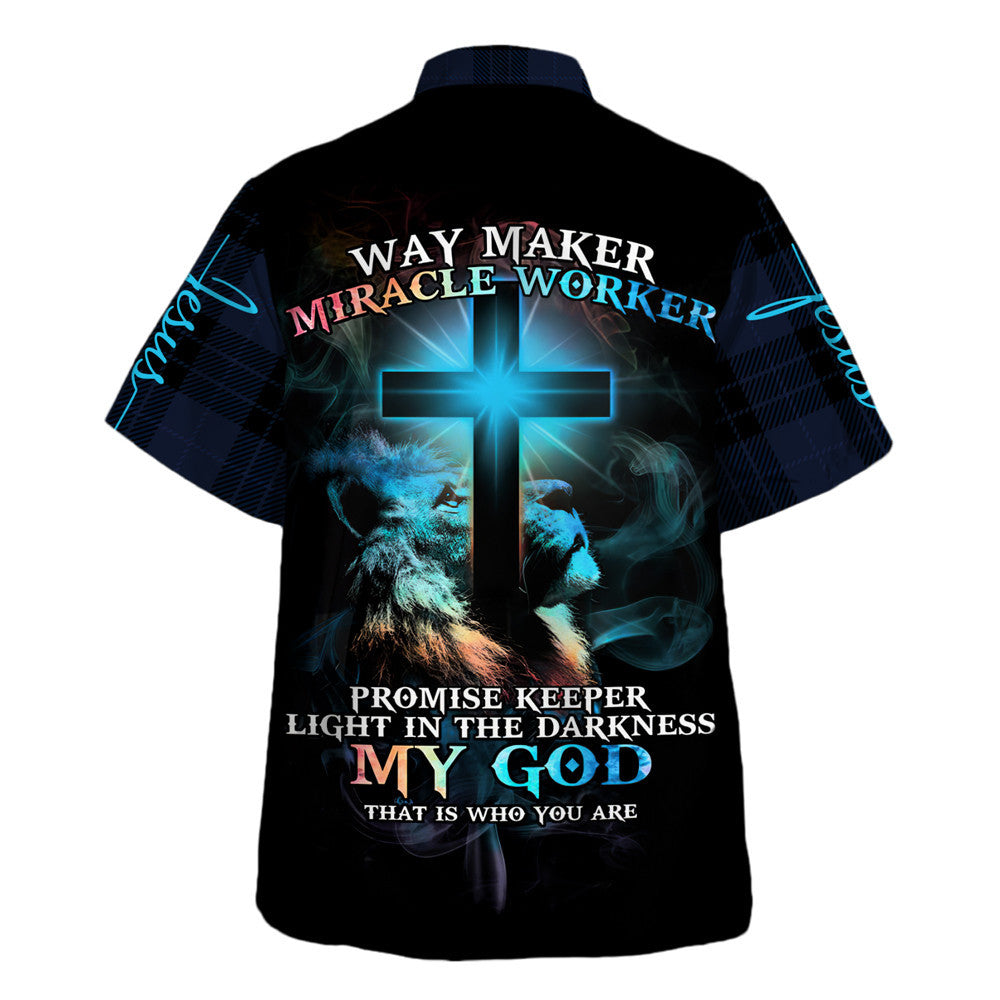 Jesus Promise Keeper Light In The Darkness - Hawaiian Shirt