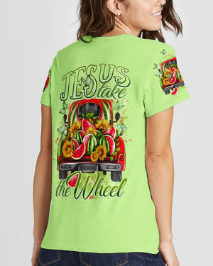 Jesus Take The Wheel Watermelon - Women's All Over Print Shirt - AT4080528