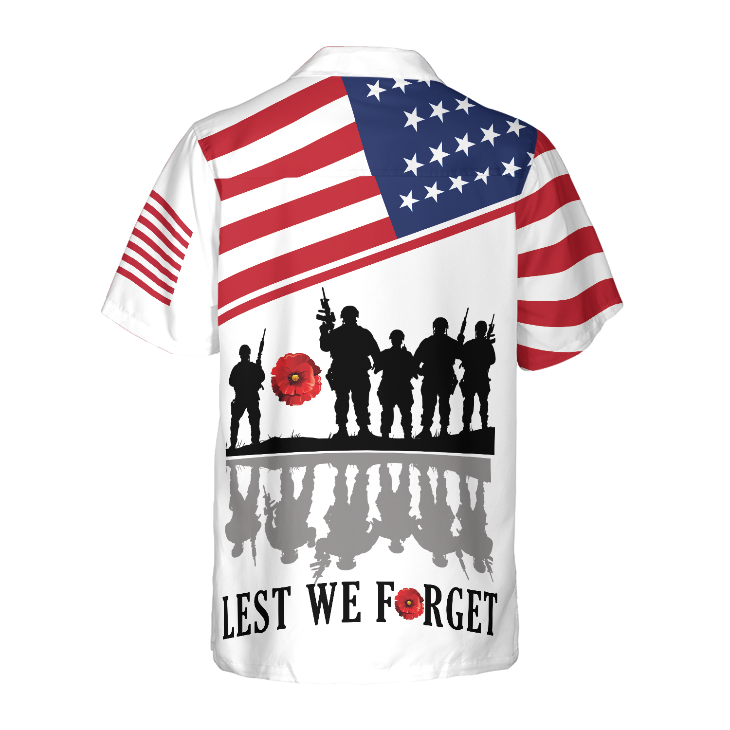 Veteran Shirt Lest We Forget - For Men And Women - Hawaiian Shirt