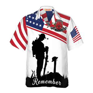 Veteran Shirt Lest We Forget - For Men And Women - Hawaiian Shirt