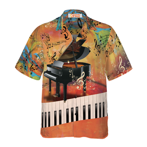 Let The Piano Guide You To The World - Hawaiian Shirt