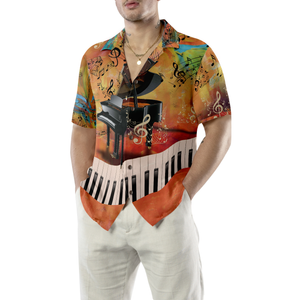 Let The Piano Guide You To The World - Hawaiian Shirt