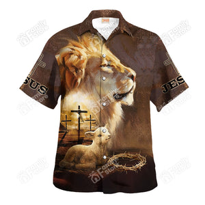 Lion And Goat - For Men And Women - Hawaiian Shirt