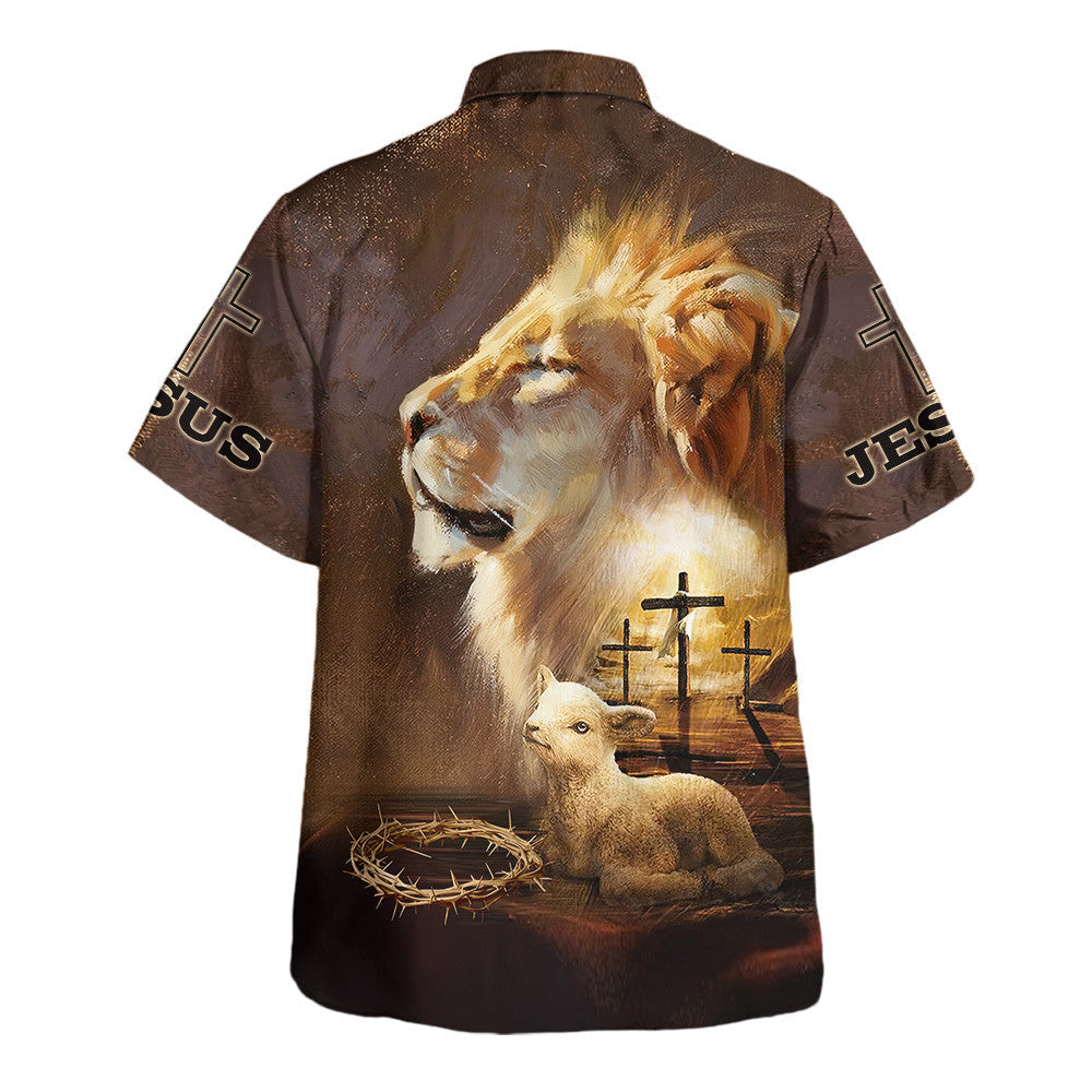 Lion And Goat - For Men And Women - Hawaiian Shirt