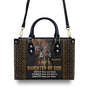 Lion_Leather_Handbag_ _I_Am_A_Daughter_Of_God_NHN155_3