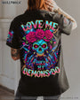 LoveMeLikeMyDemons NeonSugarSkullGraphicTee Women_sAOPShirt_1