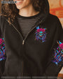 LoveMeLikeMyDemons NeonSugarSkullGraphicTee Women_sAOPShirt_10