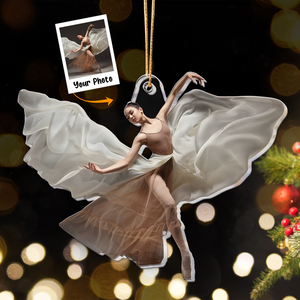 Lovely Little Ballerina Dancing Ballet - Personalized Acrylic Photo Ornaments