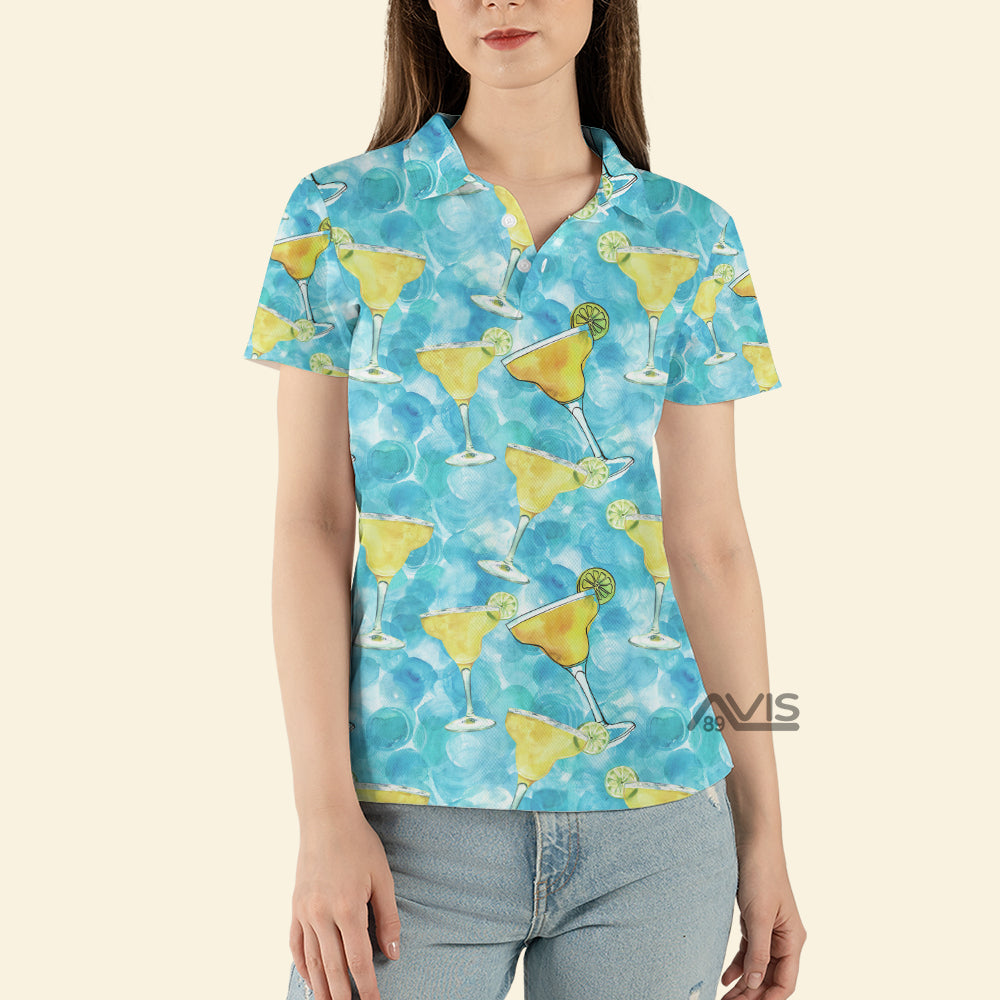 Avis89 Margarita Cocktail Hello Summer - Women Polo Shirt