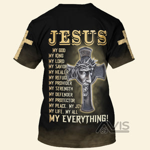 Avis89 Jesus Is My King My Everything INRI - 3D Tshirt